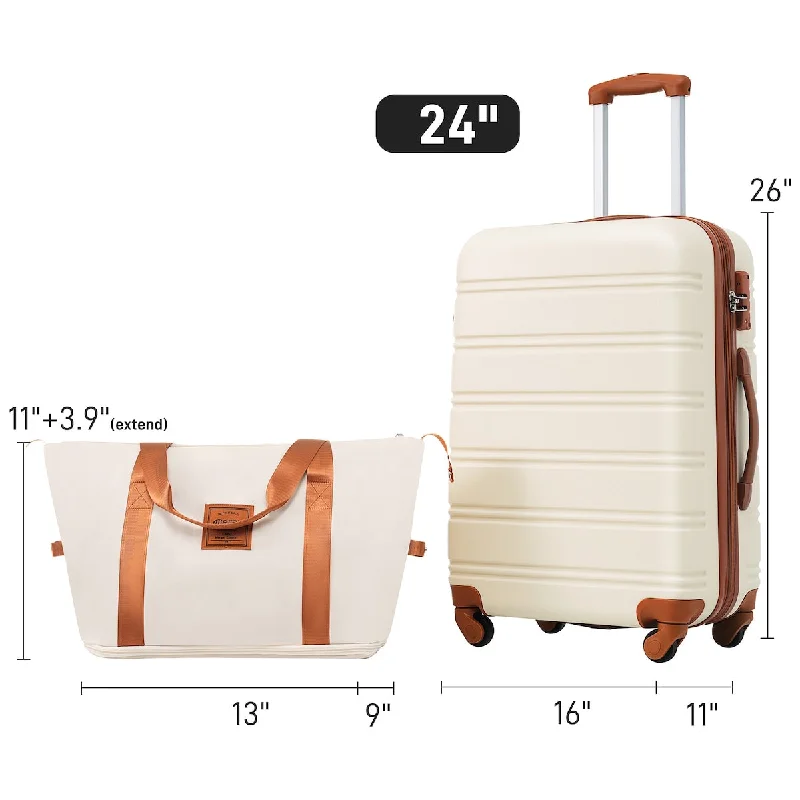 Adjustable Luggage Straps in Pink with Reflective Stripes for Night Travel24 IN Hardshell Luggage Sets with TSA Lock, 2 Piece Adjustable Luggage Straps in Pink with Reflective Stripes for Night Travel24 IN Hardshell Luggage Sets with TSA Lock, 2 Piece