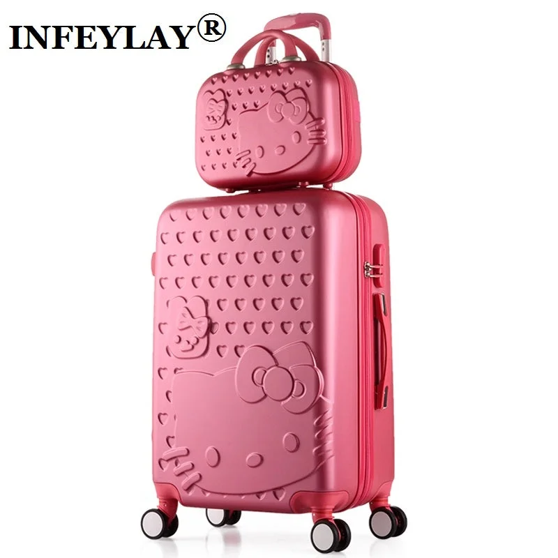 Travel - Size Toiletry Bottles with Leak - Proof Caps in Clear2Pcs/Set Lovely 14" Cosmetic Bag Hello Kitty 20/22/24/28 Inch Girl Students Trolley Case Travel Travel - Size Toiletry Bottles with Leak - Proof Caps in Clear2Pcs/Set Lovely 14" Cosmetic Bag Hello Kitty 20/22/24/28 Inch Girl Students Trolley Case Travel