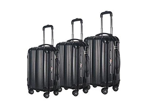 Detachable Travel Bag Shoulder Straps in Beige with Cushioned Pads3-Piece Hardside Spinner Expandable Suitcase Set #951 (Black) Detachable Travel Bag Shoulder Straps in Beige with Cushioned Pads3-Piece Hardside Spinner Expandable Suitcase Set #951 (Black)
