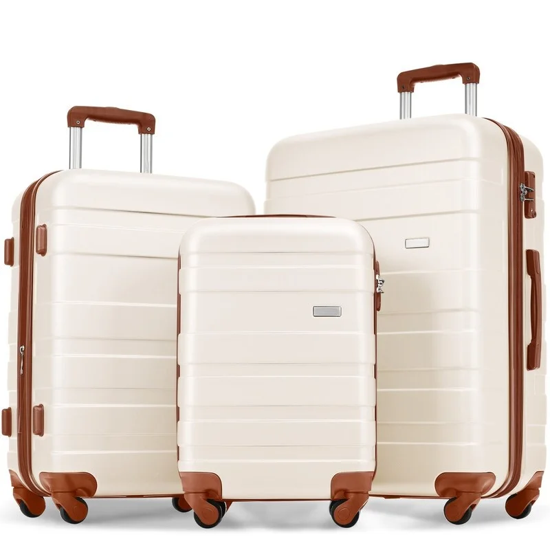 Women's TSA - Approved Luggage Locks in Rose Gold for Secure Travel3pcs Hardshell Luggage Sets Lightweight Expandable Suitcase Women's TSA - Approved Luggage Locks in Rose Gold for Secure Travel3pcs Hardshell Luggage Sets Lightweight Expandable Suitcase