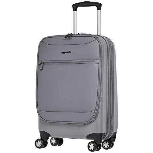 Travel Bag ID Card Holders in Clear Vinyl with LanyardsAmazonBasics Hybrid Exterior Carry-On Expandable Spinner Luggage Suitcase - 20 Inch, Grey Travel Bag ID Card Holders in Clear Vinyl with LanyardsAmazonBasics Hybrid Exterior Carry-On Expandable Spinner Luggage Suitcase - 20 Inch, Grey