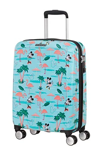 Travel Bag ID Card Holders in Clear Vinyl with LanyardsAmerican Tourister Funlight Disney Hand Luggage, 55 cm, 36 liters, Multicolour (Minnie Miami Beach) Travel Bag ID Card Holders in Clear Vinyl with LanyardsAmerican Tourister Funlight Disney Hand Luggage, 55 cm, 36 liters, Multicolour (Minnie Miami Beach)