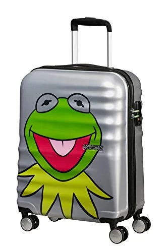 Compression Packing Cubes in Black and White for Saving Luggage SpaceAmerican Tourister Wavebreaker Disney - Muppets Spinner Small Hand Luggage, 55 cm, 36 liters, Grey (Kermit Sparkle) Compression Packing Cubes in Black and White for Saving Luggage SpaceAmerican Tourister Wavebreaker Disney - Muppets Spinner Small Hand Luggage, 55 cm, 36 liters, Grey (Kermit Sparkle)