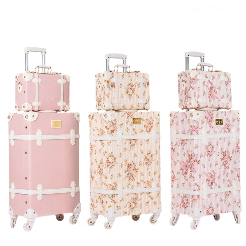 Travel - Size Toiletry Bottles with Leak - Proof Caps in ClearBeasumore Retro Pink Pu Leather Rolling Luggage Set Spinner Suitcase Wheel Vintage Cabin Trolley Travel - Size Toiletry Bottles with Leak - Proof Caps in ClearBeasumore Retro Pink Pu Leather Rolling Luggage Set Spinner Suitcase Wheel Vintage Cabin Trolley