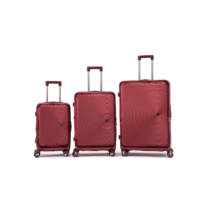 Detachable Travel Bag Shoulder Straps in Beige with Cushioned PadsCamp Trunks PC Luggage Sets 3 Piece Password Box for Short Trips and Long, Trolley Case Luggage Expandable Suitcase, WINE RED Detachable Travel Bag Shoulder Straps in Beige with Cushioned PadsCamp Trunks PC Luggage Sets 3 Piece Password Box for Short Trips and Long, Trolley Case Luggage Expandable Suitcase, WINE RED
