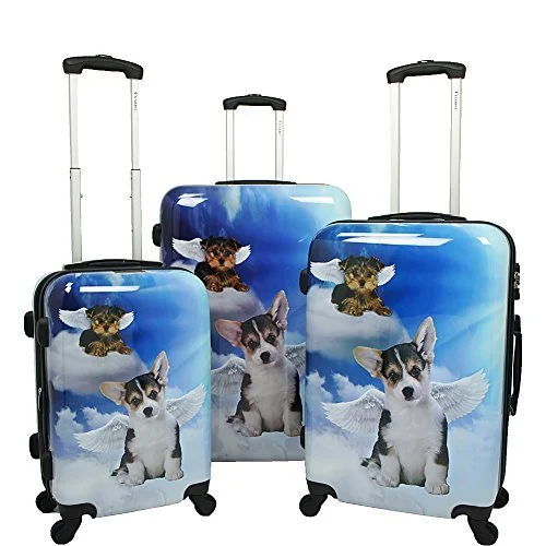 Detachable Travel Bag Shoulder Straps in Beige with Cushioned PadsChariot 3-Piece Hardside Lightweight Upright Spinner Luggage Set, Dream Detachable Travel Bag Shoulder Straps in Beige with Cushioned PadsChariot 3-Piece Hardside Lightweight Upright Spinner Luggage Set, Dream