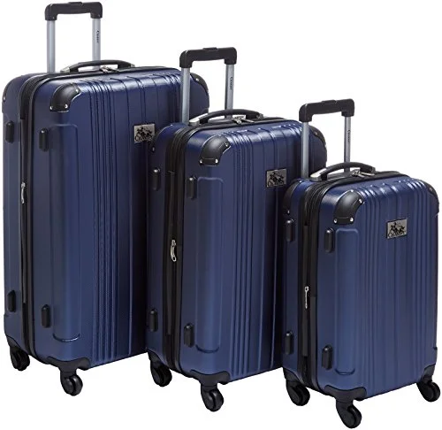 Anti - Theft Crossbody Travel Bags with RFID Protection in Gray for City TripsChariot Monet 3-Piece Hardside Expandable Lightweight Spinner Luggage Set, Navy Anti - Theft Crossbody Travel Bags with RFID Protection in Gray for City TripsChariot Monet 3-Piece Hardside Expandable Lightweight Spinner Luggage Set, Navy