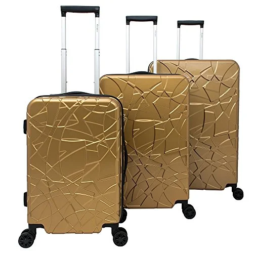 Anti - Theft Crossbody Travel Bags with RFID Protection in Gray for City TripsChariot Travelware Chariot Crystal 3-Piece Expandable Lightweight Spinner Luggage Set Gold Anti - Theft Crossbody Travel Bags with RFID Protection in Gray for City TripsChariot Travelware Chariot Crystal 3-Piece Expandable Lightweight Spinner Luggage Set Gold
