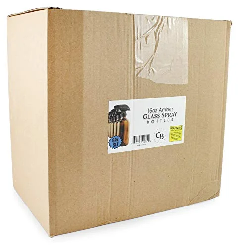 Travel - Size Toiletry Bottles with Leak - Proof Caps in ClearCornucopia 16oz Amber Glass Spray Bottles (6 Pack), Boston Round Bottles W/Heavy Duty Mist and Stream Sprayers Travel - Size Toiletry Bottles with Leak - Proof Caps in ClearCornucopia 16oz Amber Glass Spray Bottles (6 Pack), Boston Round Bottles W/Heavy Duty Mist and Stream Sprayers
