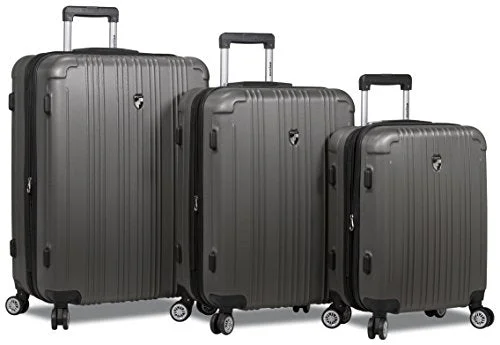 Travel Bag ID Card Holders in Clear Vinyl with LanyardsDejuno Atlas 3-Piece Hardside Spinner Combination Lock Luggage Set, Charcoal Travel Bag ID Card Holders in Clear Vinyl with LanyardsDejuno Atlas 3-Piece Hardside Spinner Combination Lock Luggage Set, Charcoal