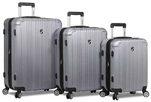 Expandable Travel Toiletry Bags in Clear Plastic for Easy Airport ScreeningDejuno Atlas 3-Piece Hardside Spinner Tsa Combination Lock Luggage Set, Silver Expandable Travel Toiletry Bags in Clear Plastic for Easy Airport ScreeningDejuno Atlas 3-Piece Hardside Spinner Tsa Combination Lock Luggage Set, Silver