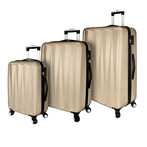 Monogrammed Leather Luggage Tags in Brown for a Personalized TouchElite Luggage Elite 3-Piece Spinner Luggage Set, Champagne Monogrammed Leather Luggage Tags in Brown for a Personalized TouchElite Luggage Elite 3-Piece Spinner Luggage Set, Champagne