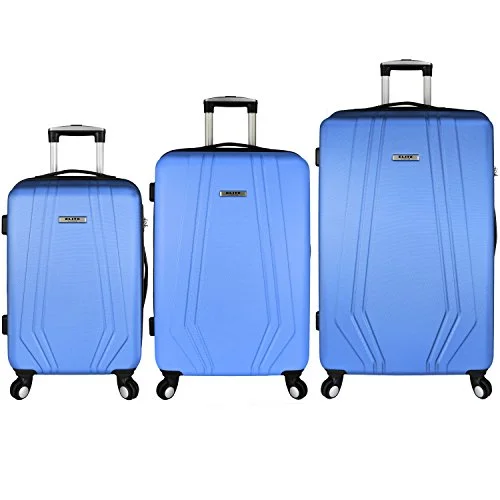 Anti - Theft Crossbody Travel Bags with RFID Protection in Gray for City TripsElite Luggage Paris 3-Piece Hardside Spinner Luggage Set, Blue Anti - Theft Crossbody Travel Bags with RFID Protection in Gray for City TripsElite Luggage Paris 3-Piece Hardside Spinner Luggage Set, Blue
