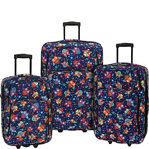 Travel Neck Pillow Covers in Soft Fleece in Gray for ComfortElite Luggage Print 3 Piece Expandable Rolling Luggage Set (Owls) Travel Neck Pillow Covers in Soft Fleece in Gray for ComfortElite Luggage Print 3 Piece Expandable Rolling Luggage Set (Owls)