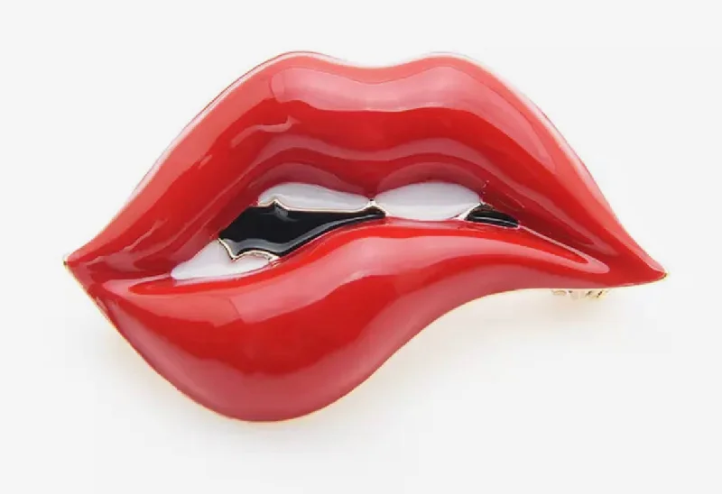 Women's Travel - Friendly Backpack Rain Covers in Transparent MaterialOn Sale - Fashion Pin/Brooch- Red Lips- $1.99 Women's Travel - Friendly Backpack Rain Covers in Transparent MaterialOn Sale - Fashion Pin/Brooch- Red Lips- $1.99