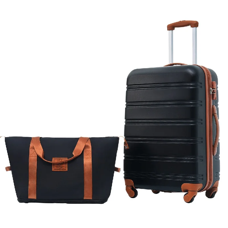 Hardshell Luggage Sets of 2 Piece, 24 IN Carry on Luggage, Bag Spinner Suitcase with TSA Lock Lightweight