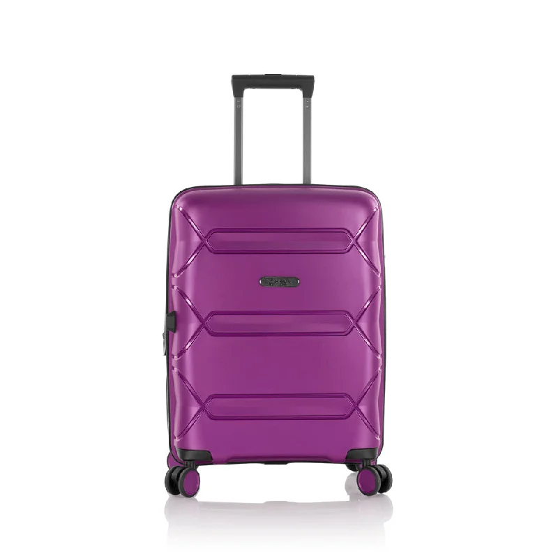 Expandable Travel Toiletry Bags in Clear Plastic for Easy Airport ScreeningHeys Milos Durable and lightweight Expandable Carry On Luggage with TSA Lock