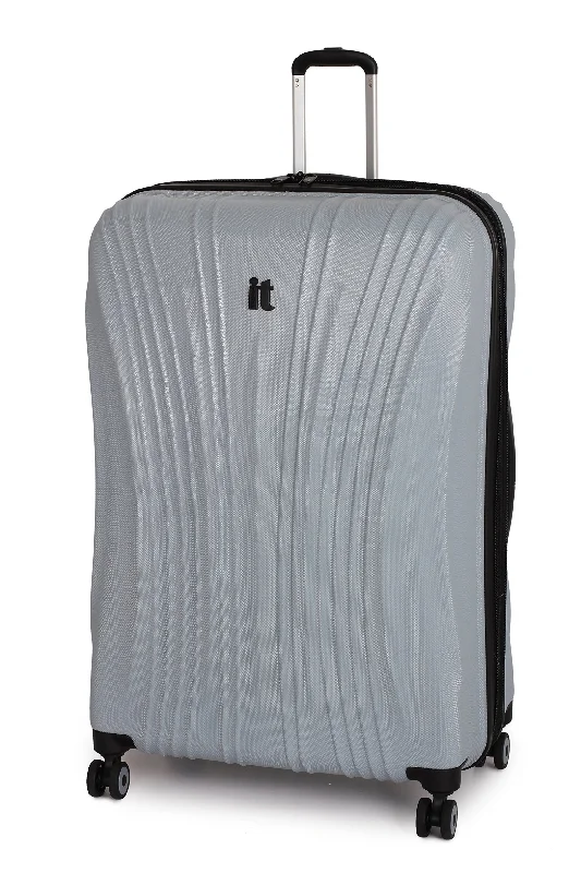 Travel Neck Pillow Covers in Soft Fleece in Gray for ComfortDuraliton Apollo 32" 8 Wheel Glider Expandable Trolley Case