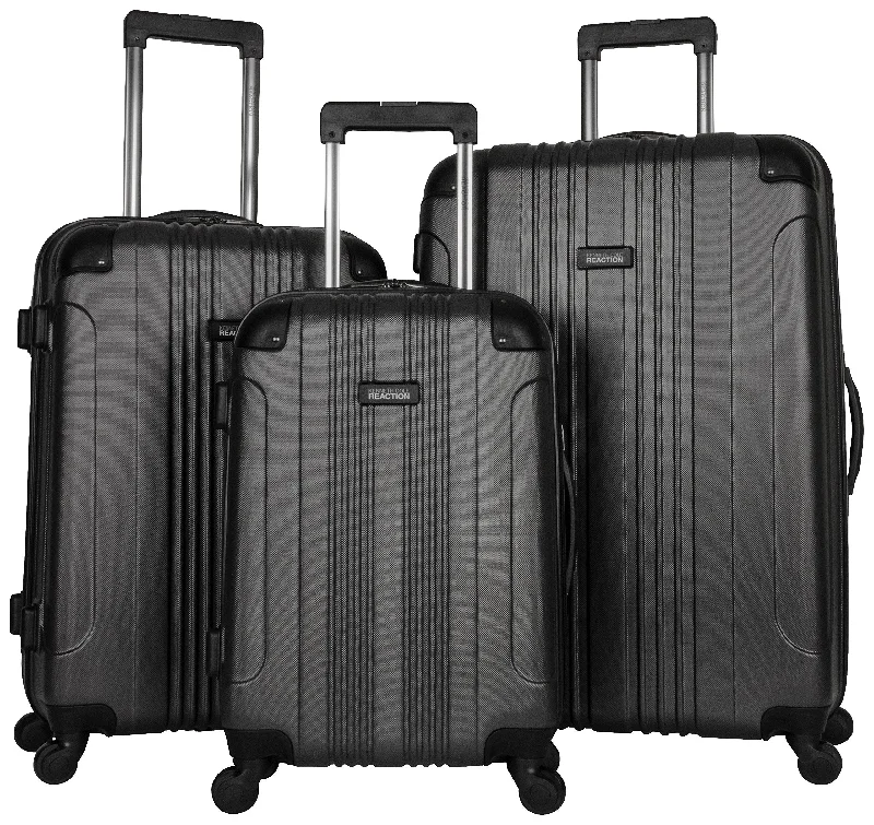 Travel - Size Toiletry Bottles with Leak - Proof Caps in ClearKenneth Cole Reaction Out Of Bounds 3-Piece Lightweight Hardside 4-Wheel Spinner Luggage Set: 20" Carry-On, 24", & 28" Travel - Size Toiletry Bottles with Leak - Proof Caps in ClearKenneth Cole Reaction Out Of Bounds 3-Piece Lightweight Hardside 4-Wheel Spinner Luggage Set: 20" Carry-On, 24", & 28"