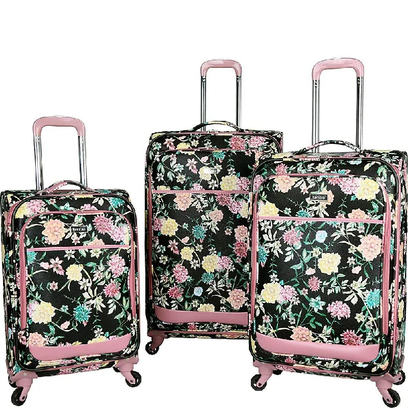 Lightweight Nylon Travel Organizer Pouches in Multicolor for Neat PackingKensie Luggage Kensie 3-Piece Softside Expandable Spinner Set Lightweight Nylon Travel Organizer Pouches in Multicolor for Neat PackingKensie Luggage Kensie 3-Piece Softside Expandable Spinner Set