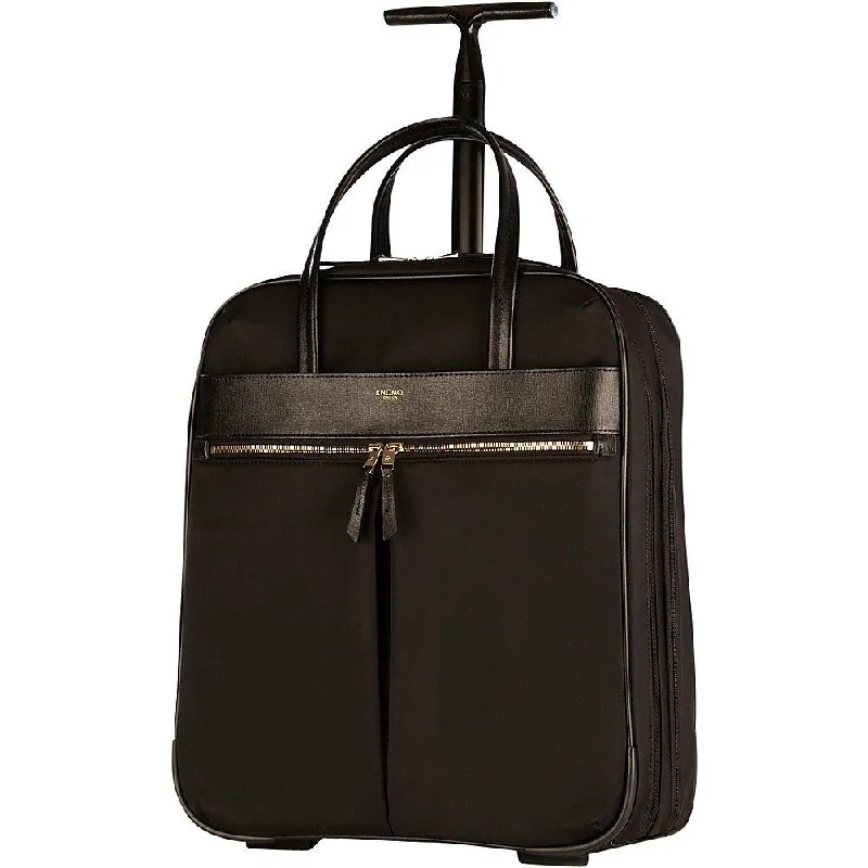 Women's Travel Makeup Bags with Mirror in Pink and BlackLondon Mayfair Burlington 15" North South Trolley Women's Travel Makeup Bags with Mirror in Pink and BlackLondon Mayfair Burlington 15" North South Trolley