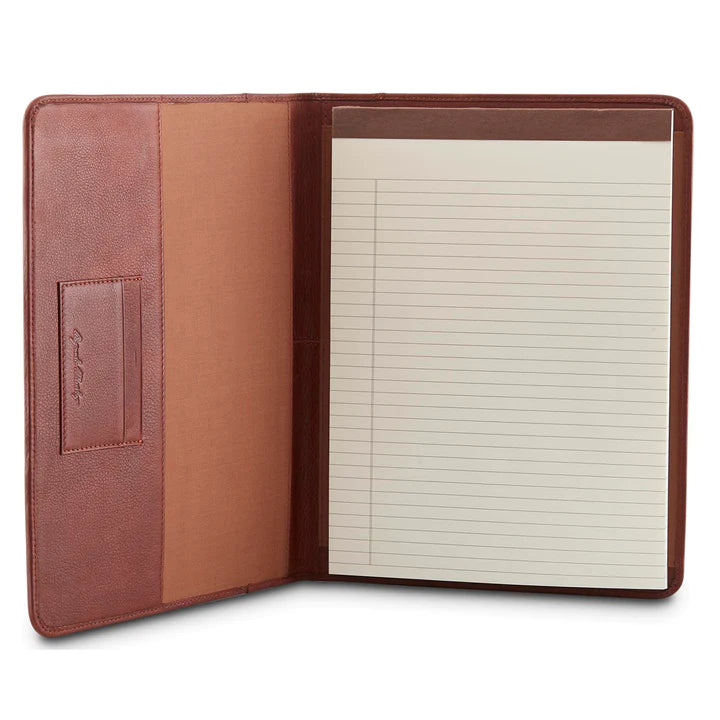 Osgoode Marley Leather Letter Padfolio (Brandy)- 1807