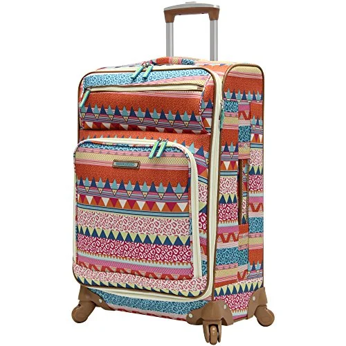 Detachable Travel Bag Shoulder Straps in Beige with Cushioned PadsLily Bloom Large Expandable Design Pattern Luggage With Spinner Wheels (28in, On the Prowl) Detachable Travel Bag Shoulder Straps in Beige with Cushioned PadsLily Bloom Large Expandable Design Pattern Luggage With Spinner Wheels (28in, On the Prowl)