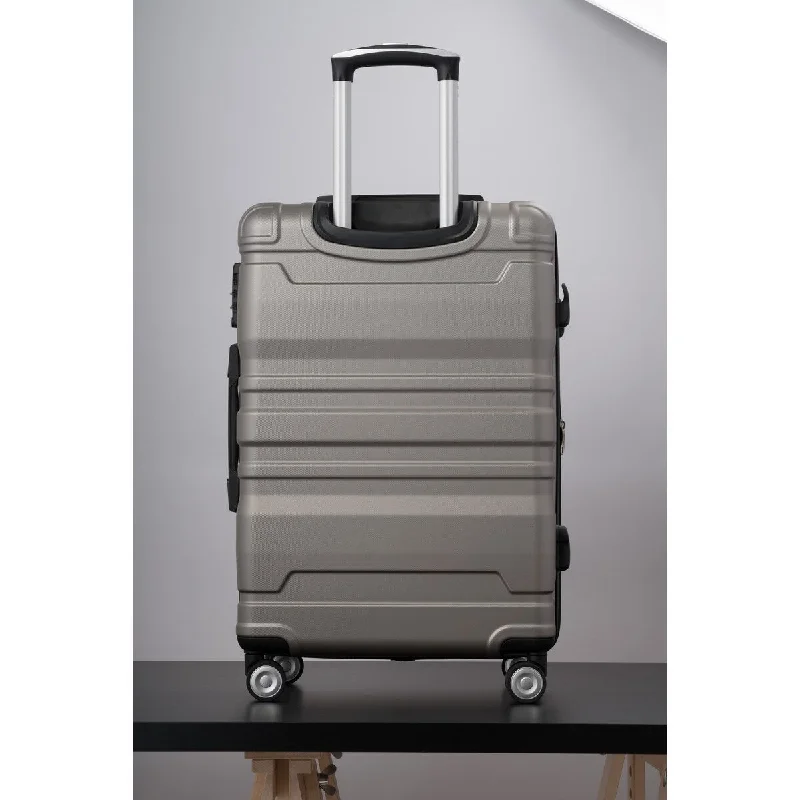 Travel Shoe Bags in Polyester with Ventilation Holes in KhakiLuggage 3pcs Set Suitcase Spinner Hardshell Lightweight TSA Lock Travel Shoe Bags in Polyester with Ventilation Holes in KhakiLuggage 3pcs Set Suitcase Spinner Hardshell Lightweight TSA Lock