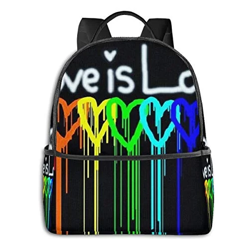 Detachable Travel Bag Shoulder Straps in Beige with Cushioned PadsNiYoung Fashion Leisure Backpack for Girls Teenage School Backpack Women Print Backpack Purse Rainbow Gay Pride Rainbow Heart Love is Love Detachable Travel Bag Shoulder Straps in Beige with Cushioned PadsNiYoung Fashion Leisure Backpack for Girls Teenage School Backpack Women Print Backpack Purse Rainbow Gay Pride Rainbow Heart Love is Love
