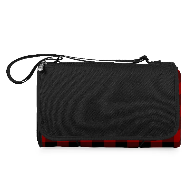 Women's Travel Makeup Bags with Mirror in Pink and BlackOutdoor Picnic Blanket Tote, (Red & Black Buffalo Plaid Pattern) Women's Travel Makeup Bags with Mirror in Pink and BlackOutdoor Picnic Blanket Tote, (Red & Black Buffalo Plaid Pattern)