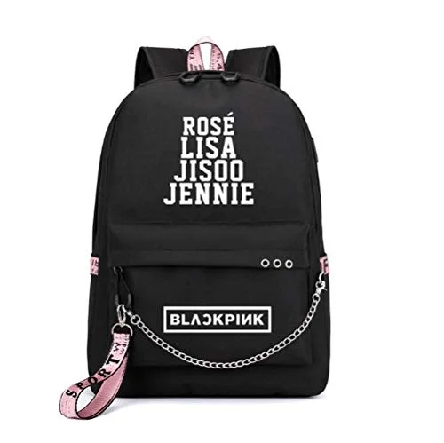 Waterproof Travel Duffel Bag Covers in Black for Protecting Your LuggageRainlemon Kpop Blackpink Backpack Lisa Rose JISOO Jennie Shouler Bag Messenger Bag (Black) Waterproof Travel Duffel Bag Covers in Black for Protecting Your LuggageRainlemon Kpop Blackpink Backpack Lisa Rose JISOO Jennie Shouler Bag Messenger Bag (Black)