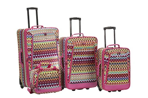 Women's Travel - Friendly Backpack Rain Covers in Transparent MaterialRockland 4 Piece Luggage Set Tribal, Tribal, One Size Women's Travel - Friendly Backpack Rain Covers in Transparent MaterialRockland 4 Piece Luggage Set Tribal, Tribal, One Size