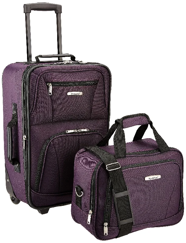 Women's TSA - Approved Luggage Locks in Rose Gold for Secure TravelRockland Luggage 2 Piece Set, Purple, One Size Women's TSA - Approved Luggage Locks in Rose Gold for Secure TravelRockland Luggage 2 Piece Set, Purple, One Size
