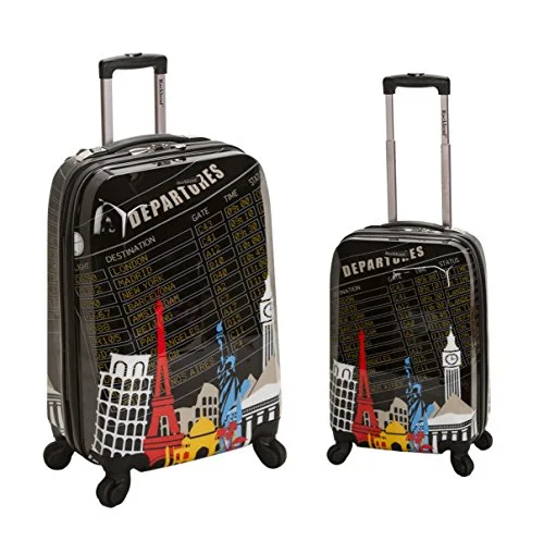 Travel Jewelry Organizers in Velvet with Multiple Compartments in PurpleRockland Luggage 2 Piece Upright Luggage Set, Departure, Medium Travel Jewelry Organizers in Velvet with Multiple Compartments in PurpleRockland Luggage 2 Piece Upright Luggage Set, Departure, Medium