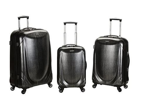 Detachable Travel Bag Shoulder Straps in Beige with Cushioned PadsRockland Luggage 3 Piece Polycarbonate Spinner Set, Gray, One Size Detachable Travel Bag Shoulder Straps in Beige with Cushioned PadsRockland Luggage 3 Piece Polycarbonate Spinner Set, Gray, One Size