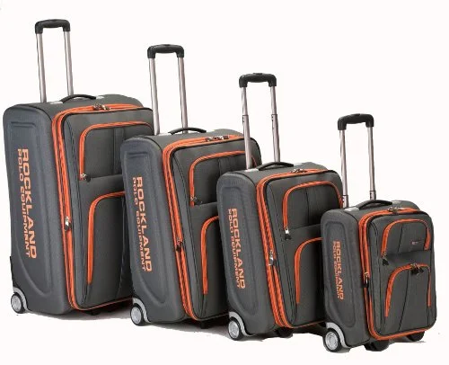 Compact Travel Umbrella Pouches in Navy Blue for Easy StorageRockland Luggage Varsity Polo Equipment 4 Piece Luggage Set, Charcoal, One Size Compact Travel Umbrella Pouches in Navy Blue for Easy StorageRockland Luggage Varsity Polo Equipment 4 Piece Luggage Set, Charcoal, One Size