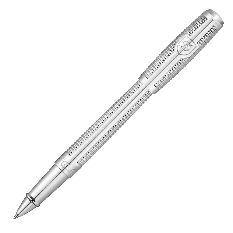 S. T. Dupont Line D Rollerball Pen Palladium Diamond Head