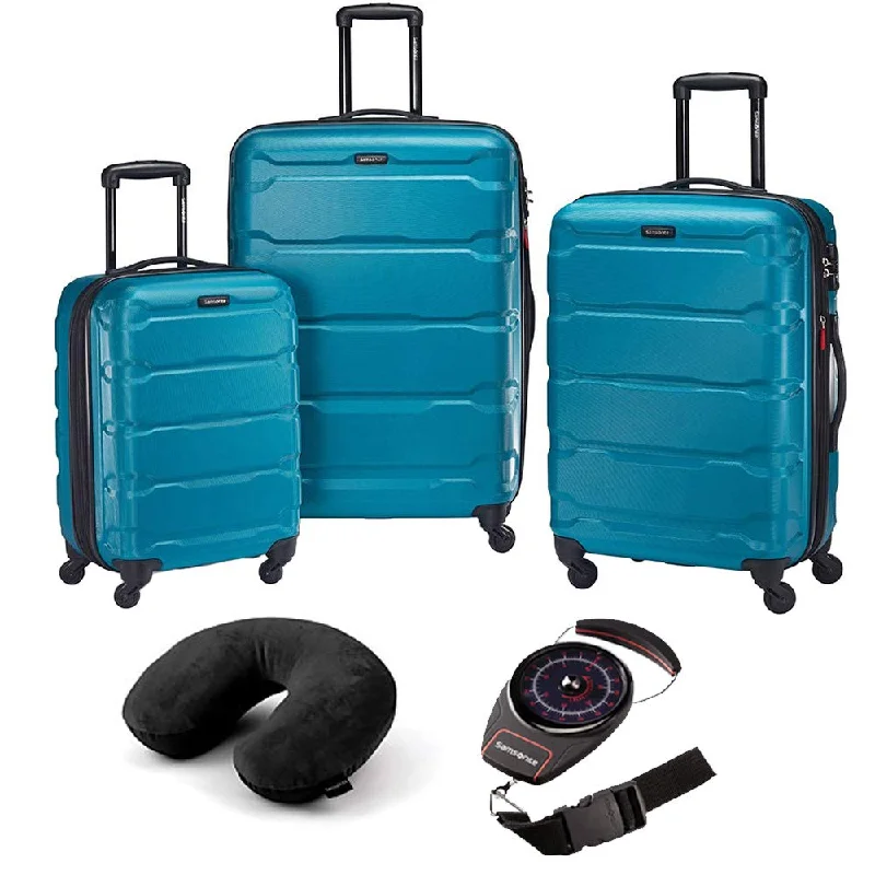 Expandable Travel Toiletry Bags in Clear Plastic for Easy Airport ScreeningSamsonite 68311-2479 Omni Hardside Luggage Nested Spinner Set (20 Inch, 24 Inch, 28 Inch) - Caribbean Blue Bundle with Microbead Neck Pillow with Travel Pouch and Manual Luggage Scale Expandable Travel Toiletry Bags in Clear Plastic for Easy Airport ScreeningSamsonite 68311-2479 Omni Hardside Luggage Nested Spinner Set (20 Inch, 24 Inch, 28 Inch) - Caribbean Blue Bundle with Microbead Neck Pillow with Travel Pouch and Manual Luggage Scale