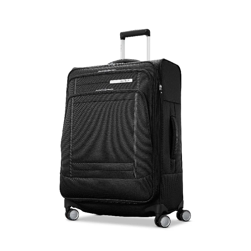 Travel - Size Toiletry Bottles with Leak - Proof Caps in ClearSamsonite Uplift Spinner Medium Expandable Luggage