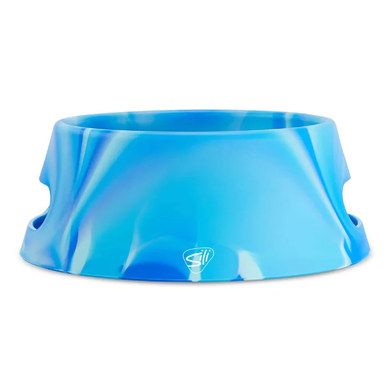 Expandable Travel Toiletry Bags in Clear Plastic for Easy Airport ScreeningSilipint: Aqua-Fur Silicone Dog Bowl: Arctic Sky - 18oz Colapsible/Foldable, Lightweight, Feed & Water Dish, Pet Travel