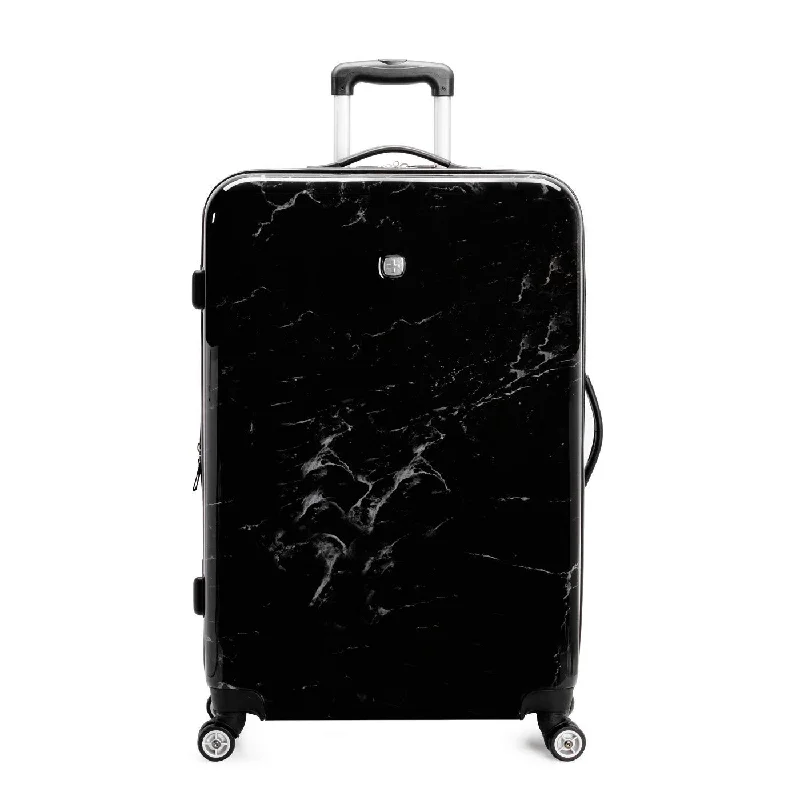 Women's Travel Makeup Bags with Mirror in Pink and BlackSWISSGEAR 7579 Expandable Hardside Luggage, 28-Inches - Black Marble Women's Travel Makeup Bags with Mirror in Pink and BlackSWISSGEAR 7579 Expandable Hardside Luggage, 28-Inches - Black Marble