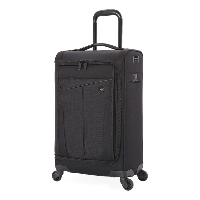 Hanging Travel Toiletry Bags with Multiple Pockets in TealSWISSGEAR Getaway Expandable Carry-On USB Spinner with Garment Bag | Built-in Powerbank-Ready USB Port | Charge-Capable Smart Luggage - Men's and Women's - Black Hanging Travel Toiletry Bags with Multiple Pockets in TealSWISSGEAR Getaway Expandable Carry-On USB Spinner with Garment Bag | Built-in Powerbank-Ready USB Port | Charge-Capable Smart Luggage - Men's and Women's - Black