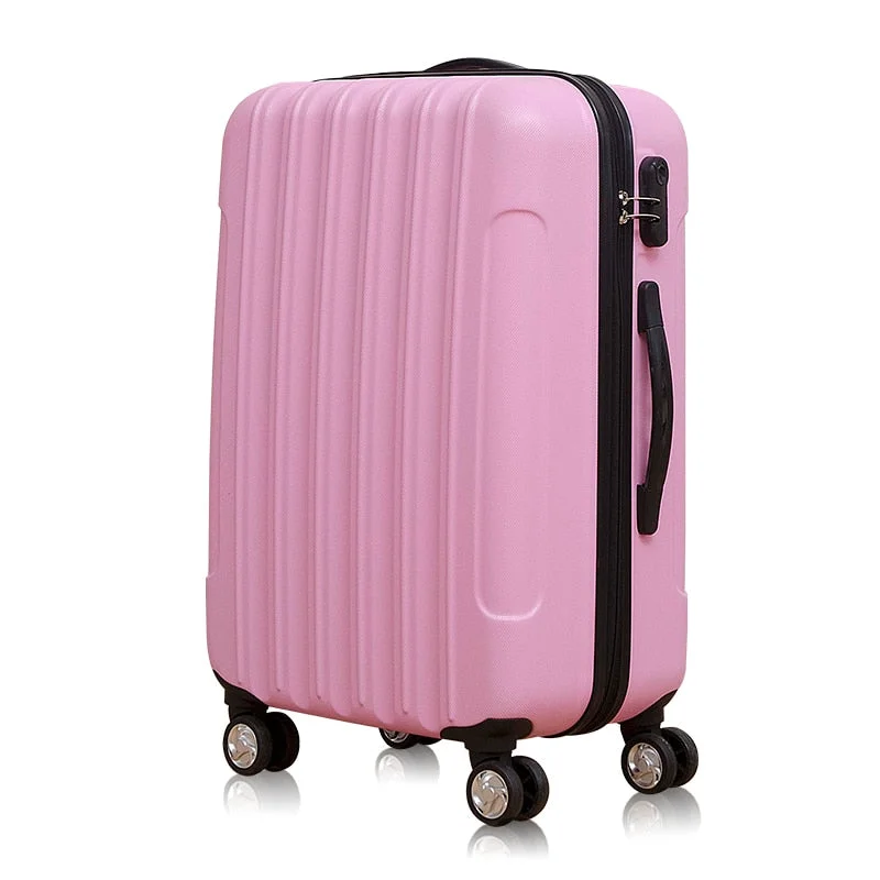 Anti - Theft Crossbody Travel Bags with RFID Protection in Gray for City TripsTravel Suitcase Set Rolling Luggage Set Spinner Trolley Case 20" Boarding Wheel Woman Cosmetic Case