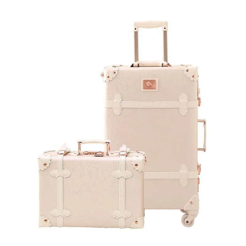 Foldable Travel Laundry Bags in Floral Print for Keeping Clothes OrganizedTravel Vintage Luggage Sets Cute Trolley Suitcases Set Lightweight Trunk Retro Style For Women Foldable Travel Laundry Bags in Floral Print for Keeping Clothes OrganizedTravel Vintage Luggage Sets Cute Trolley Suitcases Set Lightweight Trunk Retro Style For Women