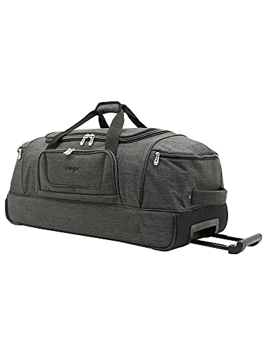 Expandable Travel Toiletry Bags in Clear Plastic for Easy Airport ScreeningTravelers Club 30" Travel Rolling Duffel Bag, Grey, Inch Expandable Travel Toiletry Bags in Clear Plastic for Easy Airport ScreeningTravelers Club 30" Travel Rolling Duffel Bag, Grey, Inch