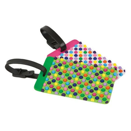 Expandable Travel Toiletry Bags in Clear Plastic for Easy Airport ScreeningTravelon 12657 Set of 2 Luggage Tags, Dots Expandable Travel Toiletry Bags in Clear Plastic for Easy Airport ScreeningTravelon 12657 Set of 2 Luggage Tags, Dots