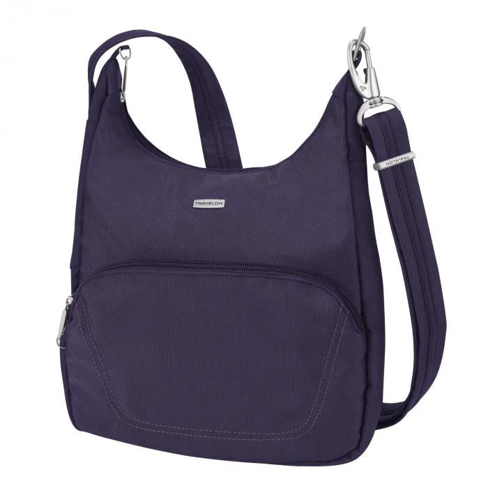 Waterproof Travel Duffel Bag Covers in Black for Protecting Your LuggageTravelon 42457 Anti-Theft Classic Essential Messenger Bag Purple