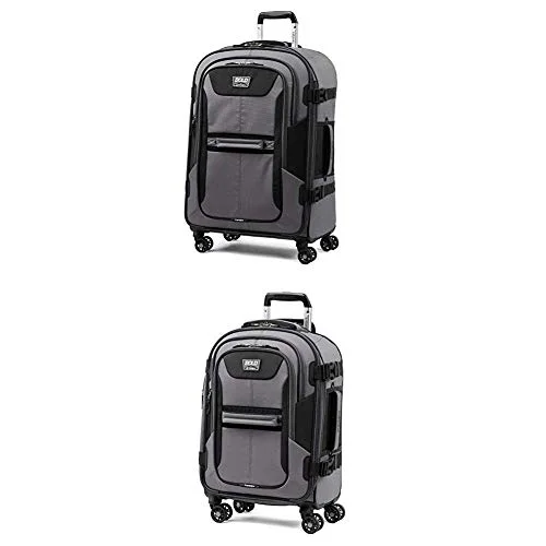 Travel - Size Toiletry Bottles with Leak - Proof Caps in ClearTravelpro Bold Expandable Spinner Luggage (21" Carry-on + 26"Checked-Medium, Gray/Black) Travel - Size Toiletry Bottles with Leak - Proof Caps in ClearTravelpro Bold Expandable Spinner Luggage (21" Carry-on + 26"Checked-Medium, Gray/Black)