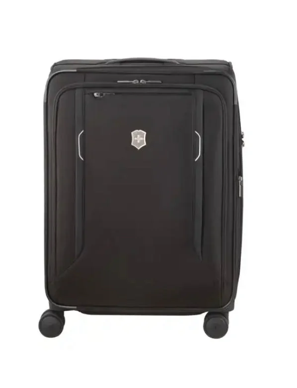 Travel - Size Toiletry Bottles with Leak - Proof Caps in ClearVictorinox Werks Traveler 6.0 Softside 25” Medium Checked Spinner Travel - Size Toiletry Bottles with Leak - Proof Caps in ClearVictorinox Werks Traveler 6.0 Softside 25” Medium Checked Spinner