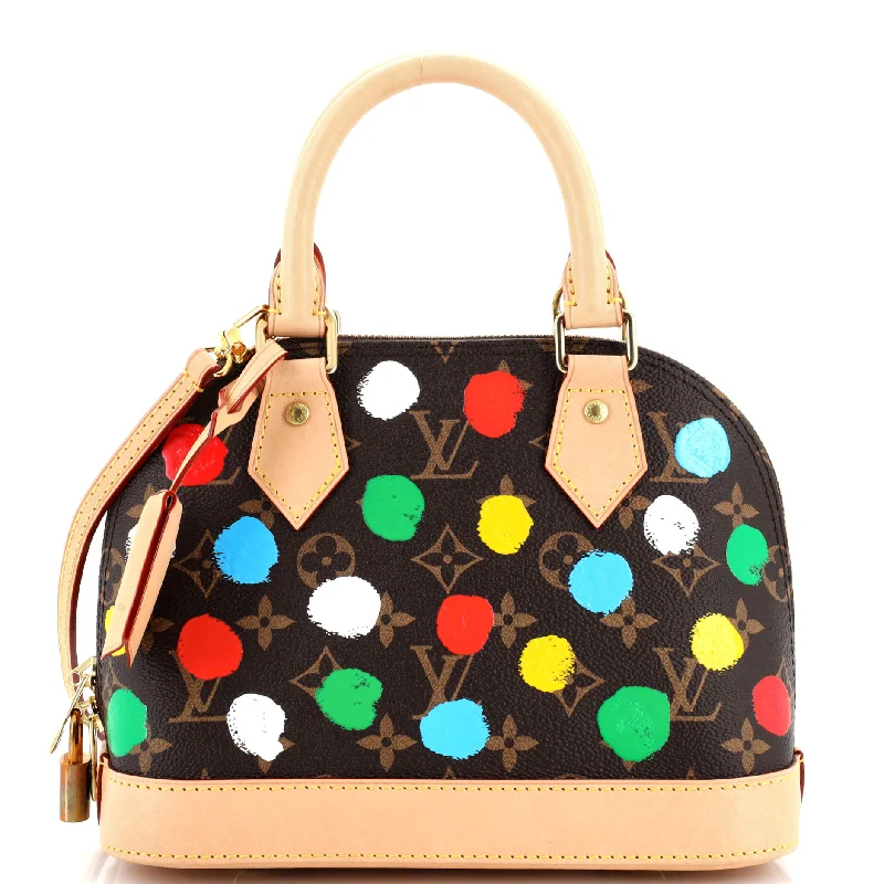 Women's Waterproof Nylon Shoulder Bag in Green for HikingWomen's Canvas Shoulder Bag in Navy with Striped Pattern for Beach TripsAlma Handbag Yayoi Kusama Painted Dots Monogram Canvas BB Women's Waterproof Nylon Shoulder Bag in Green for HikingWomen's Canvas Shoulder Bag in Navy with Striped Pattern for Beach TripsAlma Handbag Yayoi Kusama Painted Dots Monogram Canvas BB